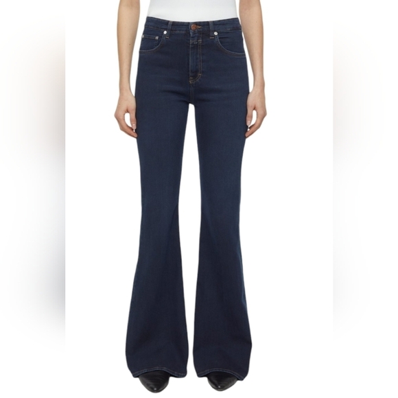 Closed Name Rawlin Dark Wash Ladies Jeans Size 26  Flared - Picture 1 of 14